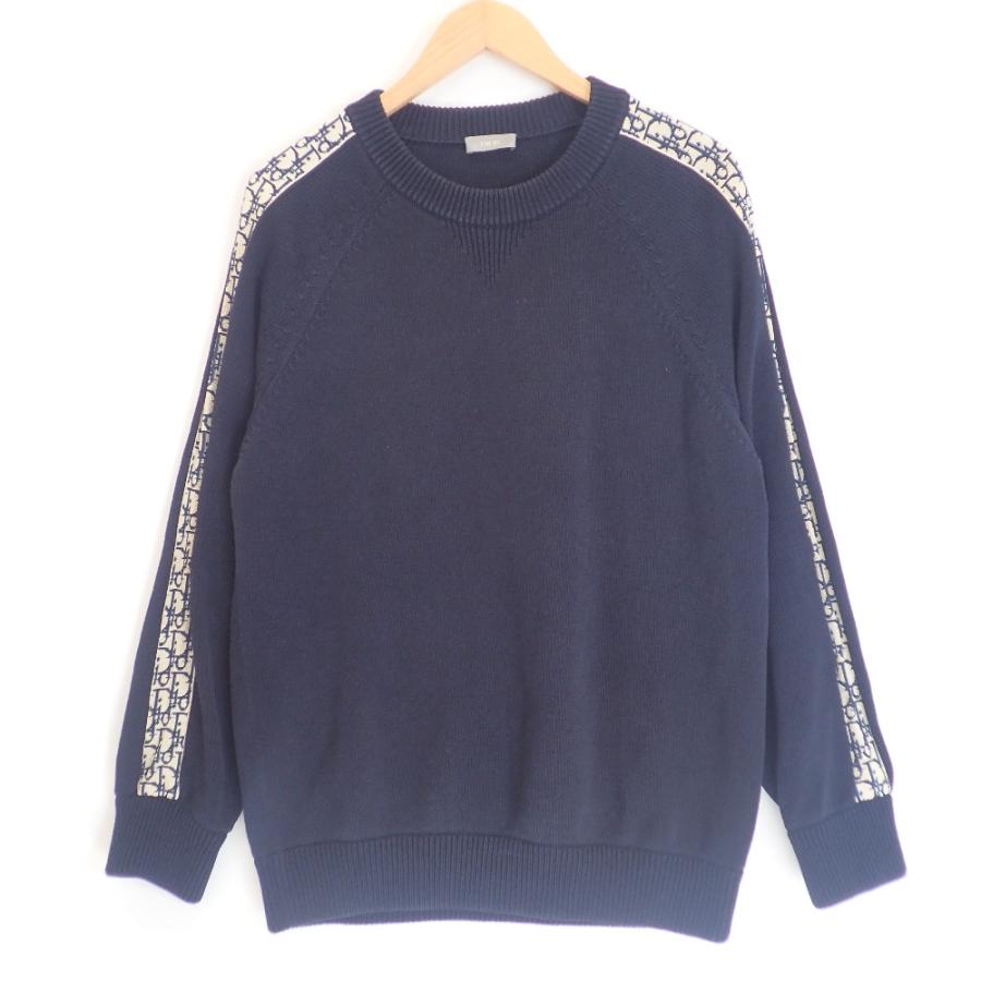 国内正規 DIOR HOMME ディオール オム 113M638AT187 オブリーク クルー