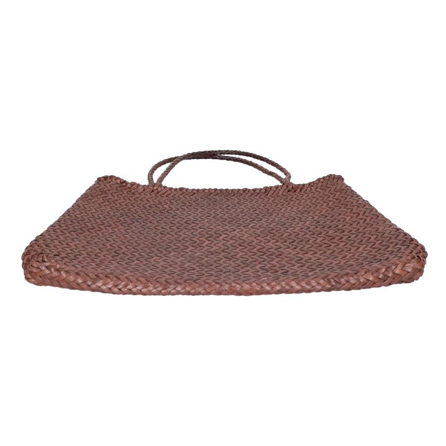 DRAGON ドラゴン メッシュレザー トートバッグ ブラウン レディース