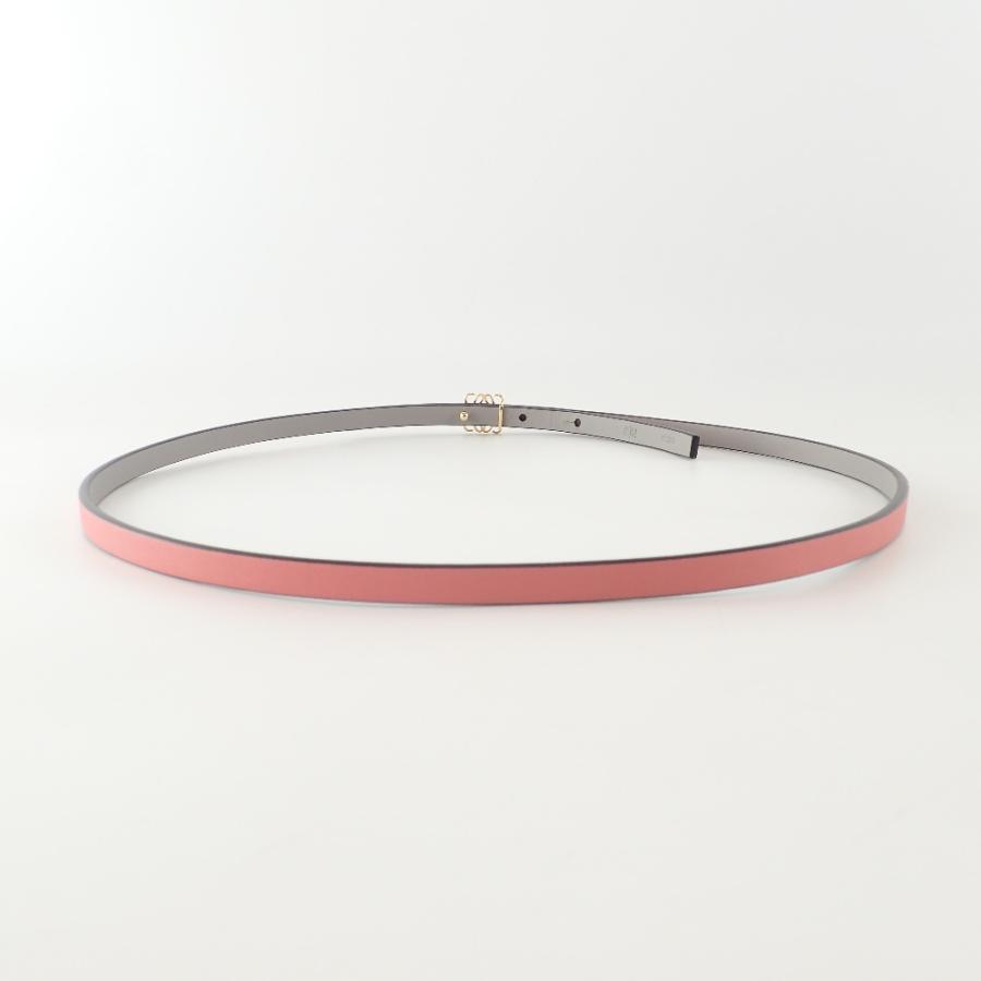 LOEWE（ロエベ） 新品同様 リバーシブル アナグラム ベルト スムース