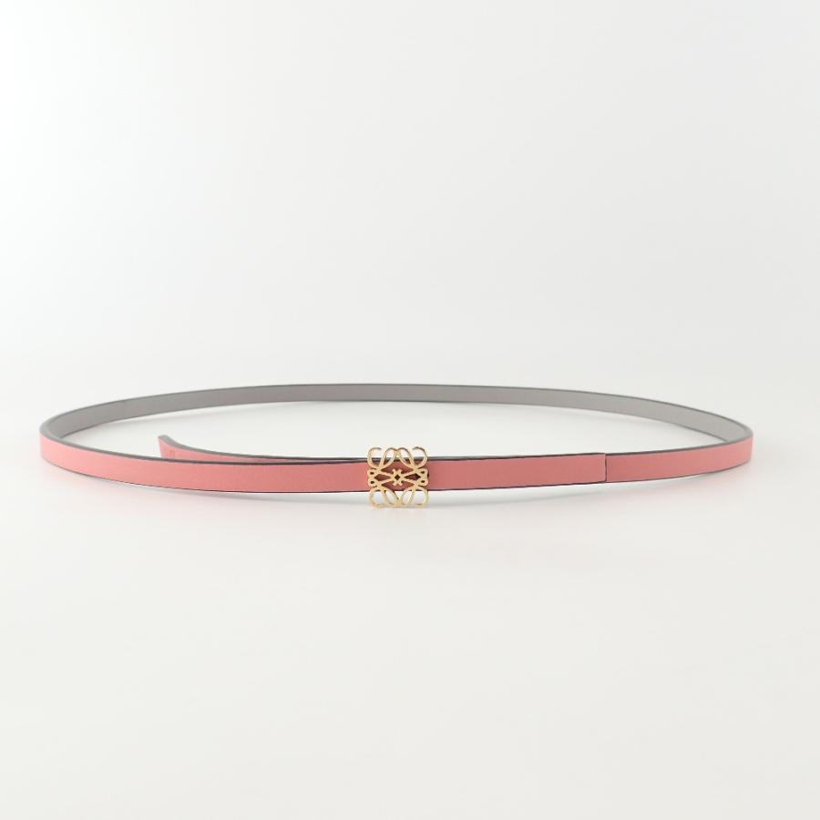 LOEWE（ロエベ） 新品同様 リバーシブル アナグラム ベルト スムース