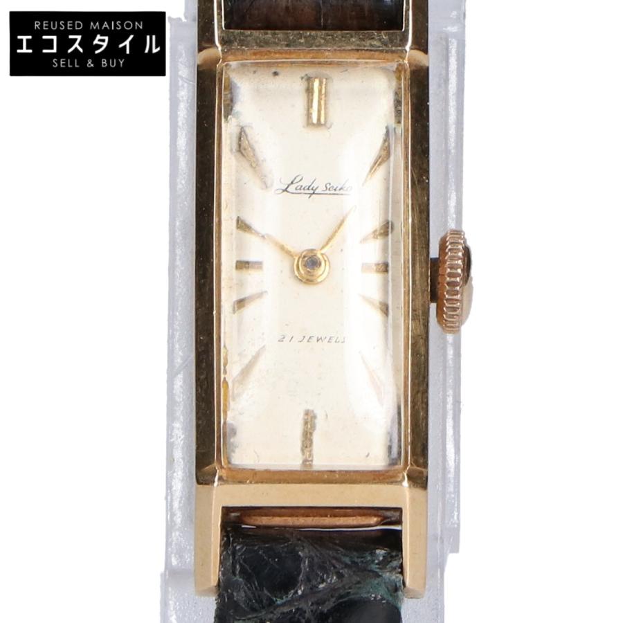 SEIKO（セイコー） Lady SEIKO アンティーク K18 21石 裏蓋鶴 手巻き