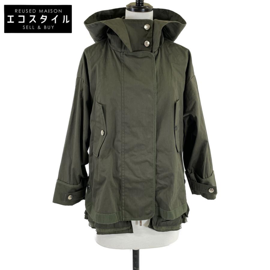 MONCLER（モンクレール） 美品/国内正規 GIVRE 裾フリル フーディ