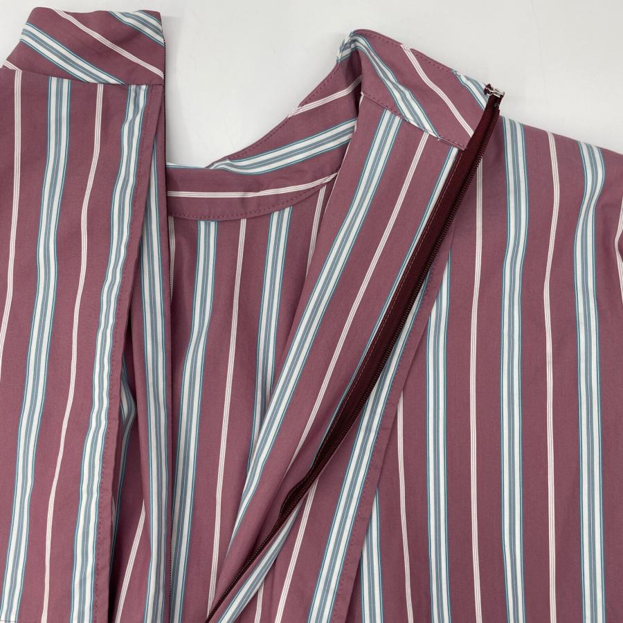 ENFOLD（エンフォルド） 22SS コットンナイロン ストライプ スカラップ