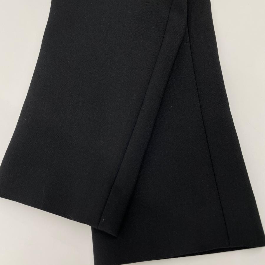 YOKOCHAN ヨーコチャン YCD-118-366 ブラック 七分袖 フェイクパール