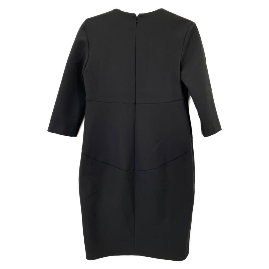 YOKOCHAN ヨーコチャン YCD-118-366 ブラック 七分袖 フェイクパール