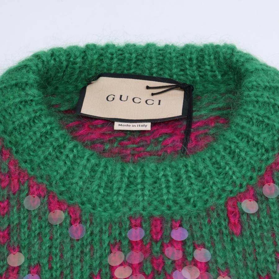 GUCCI（グッチ） 新品同様 国内正規 713233 シェブロン ウール
