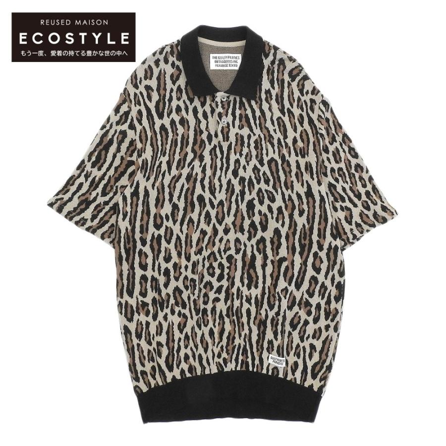 WACKO MARIA（ワコマリア） LEOPARD KNIT JAQUARD POLO SHIRT