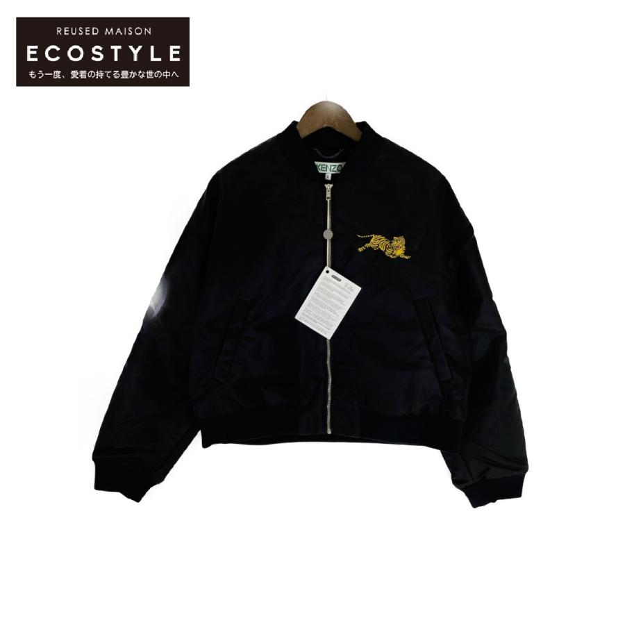 KENZO（ケンゾー） ブラック 虎/アーム刺繍 ボンバージャケット