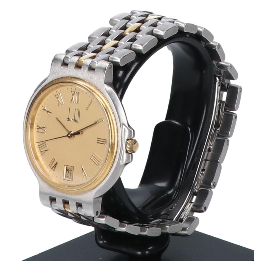 dunhill（ダンヒル） エリート 1ロウ デイト SS x YG コンビ クオーツ