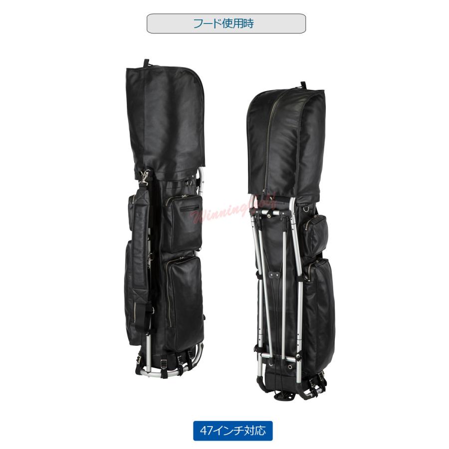 MIZUNO（ミズノ） オールレザー フレームウォーカー キャディバッグ