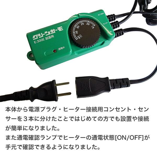 温室用パネルヒーター 昭和精機工業㈱ 200W サーモスタッド付き 昭和