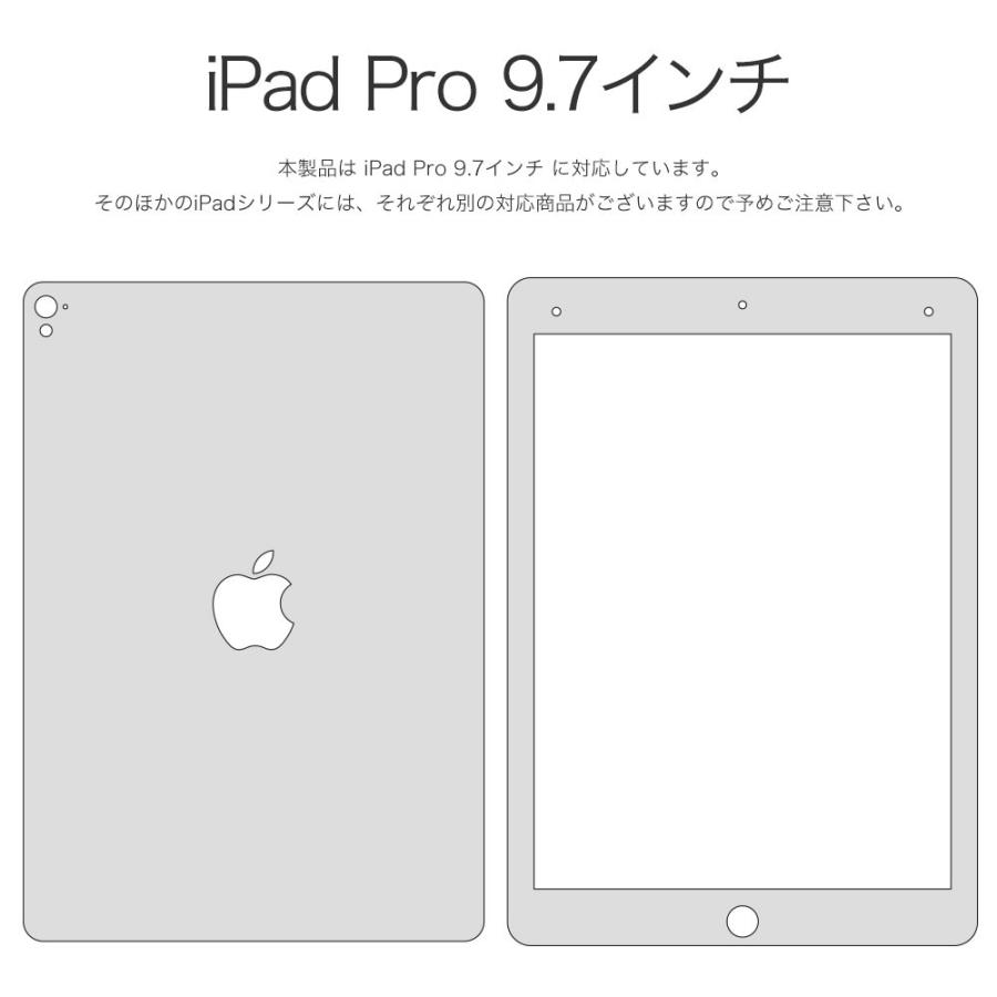 iPad Pro 9.7インチ スキンシール ケース カバー フィルム 背面