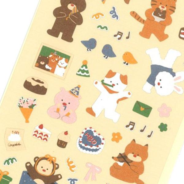 ☆爆買☆シール ステッカー S&C 韓国 Suatelier スワテリエ oh party