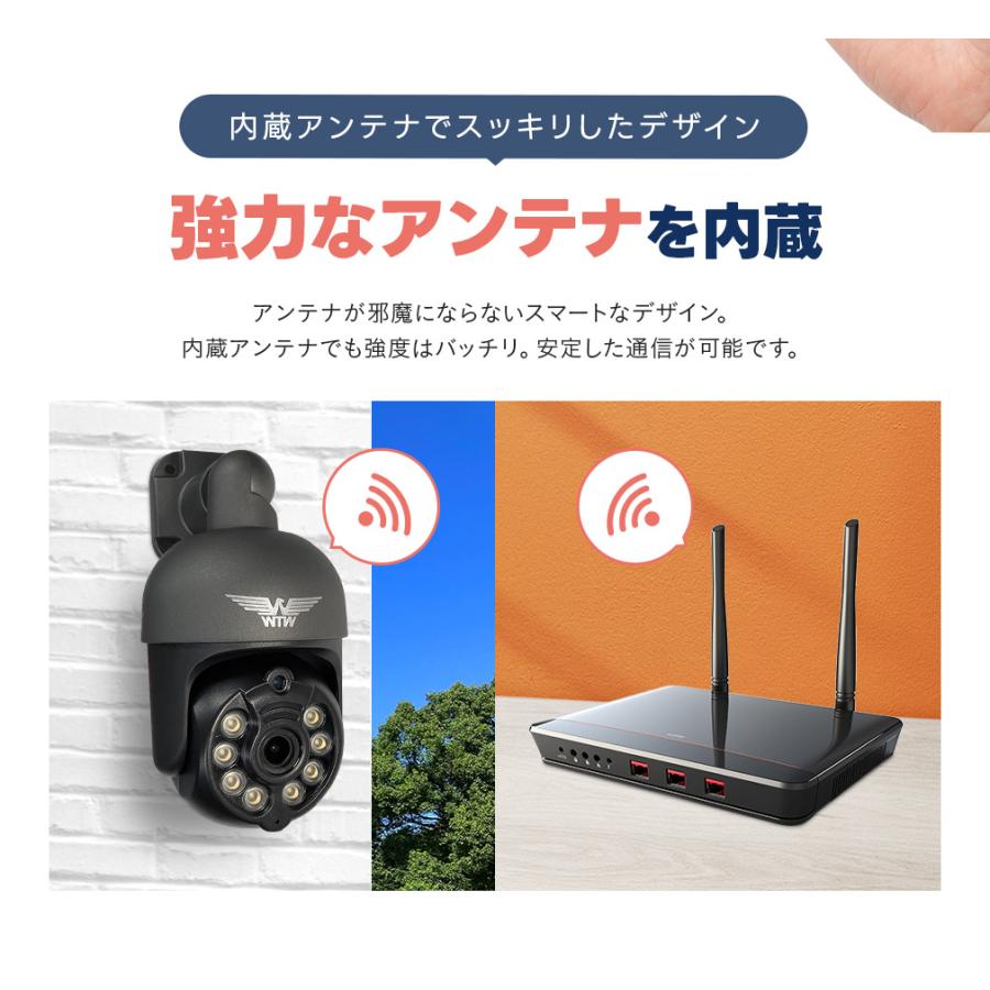 WTW 塚本無線 防犯カメラ みてるちゃん5Plus2 屋外 屋内 夜間カラー