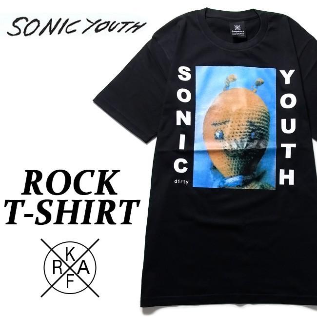 ロックTシャツ バンドTシャツ パンク メンズ レディース Sonic Youth T