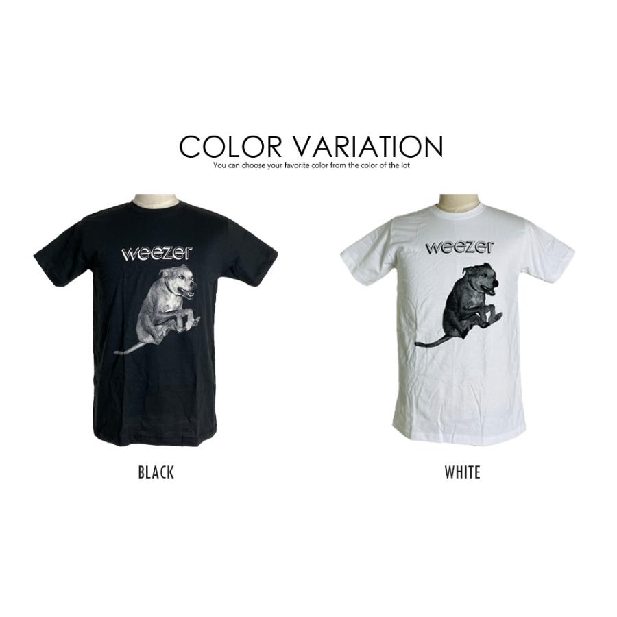 ロックTシャツ バンドTシャツ パンク Weezer ウィーザー 子犬 Mサイズ
