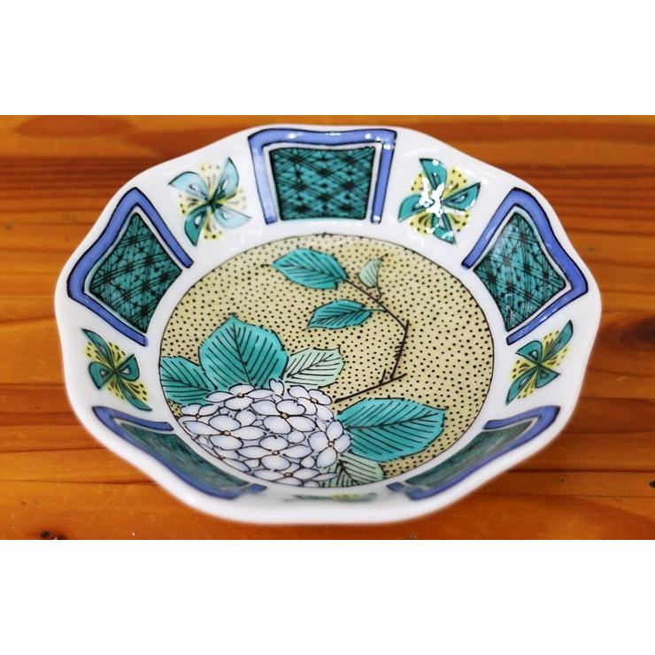 九谷焼 3.3号皿揃 フリル小皿揃 吉田屋草花 / 美山窯 人気 ギフト