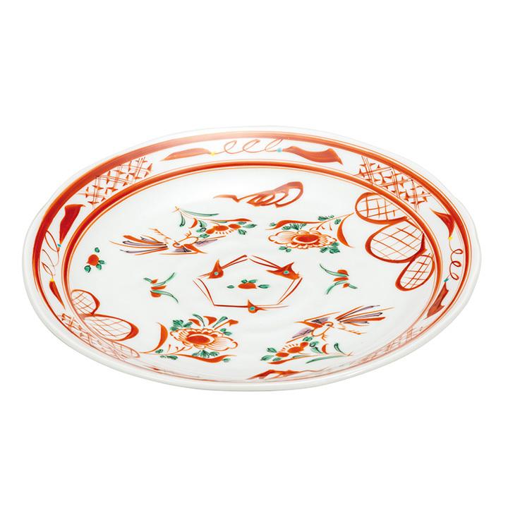 九谷焼 9号盛皿 赤絵 和食器 皿 盛皿 大皿 人気 ギフト k9-350 化粧