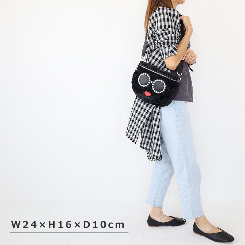 a-jolie（アジョリー） ファーバッグ パールサングラス ショルダー