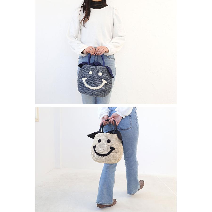 a-jolie（アジョリー） かごバッグ かご スマイルかごバッグ