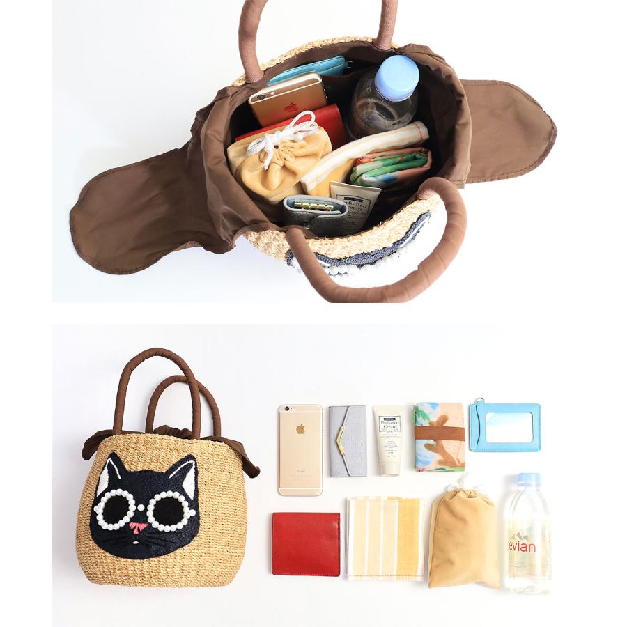 a-jolie（アジョリー） カゴバッグ アニマル サングラス ドッグ パンダ