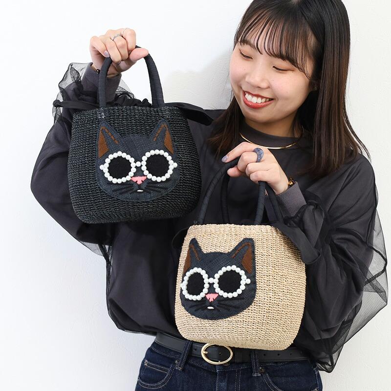 a-jolie（アジョリー） カゴバッグ アニマル サングラス ドッグ パンダ