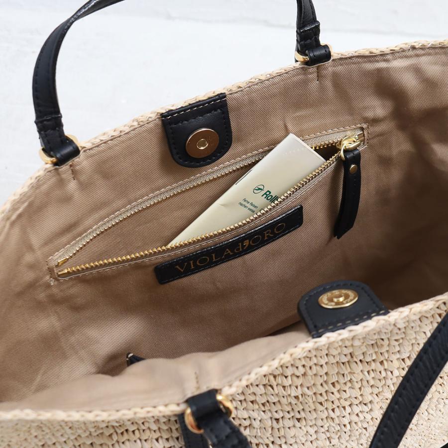 VIOLAd'ORO（ヴィオラドーロ） 10％OFFクーポン かごバッグ 大きめ