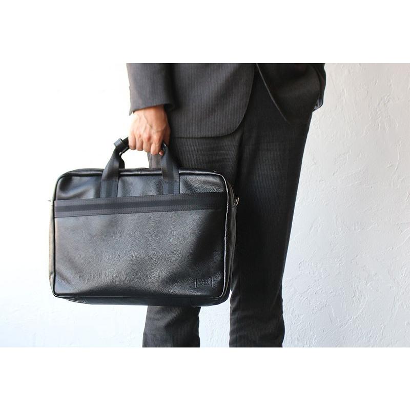 ポータービジネスバッグ 3way 黒 キャンバス地 ポータービジネスバッグ