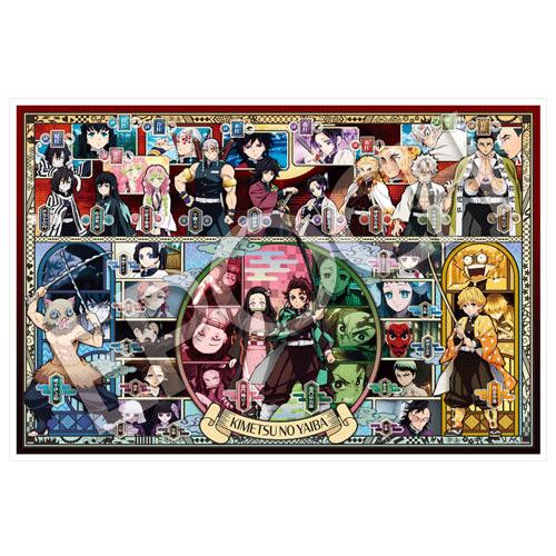 ワンピース 鬼滅の刃 センピースパズル額縁あり ワンピース 鬼滅の刃