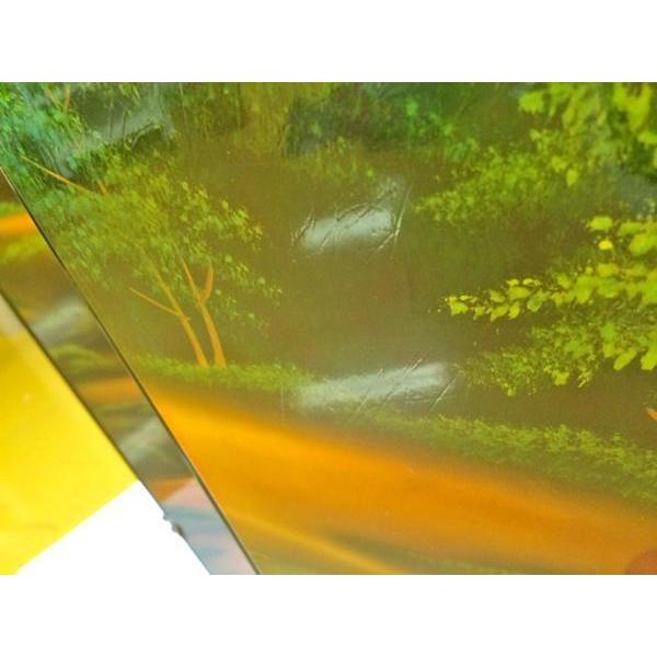 絵画 工芸品 漆 ◇ 屏風 九十九頭馬螺鈿 中国製 四曲一隻 群馬 漆芸