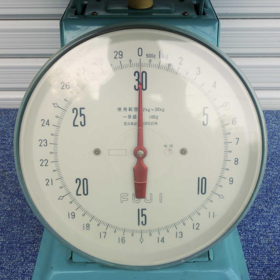 送料無料 ◇ 富士計器製造 上皿はかり D6930 ◇2〜30kg 一目盛100g 幅