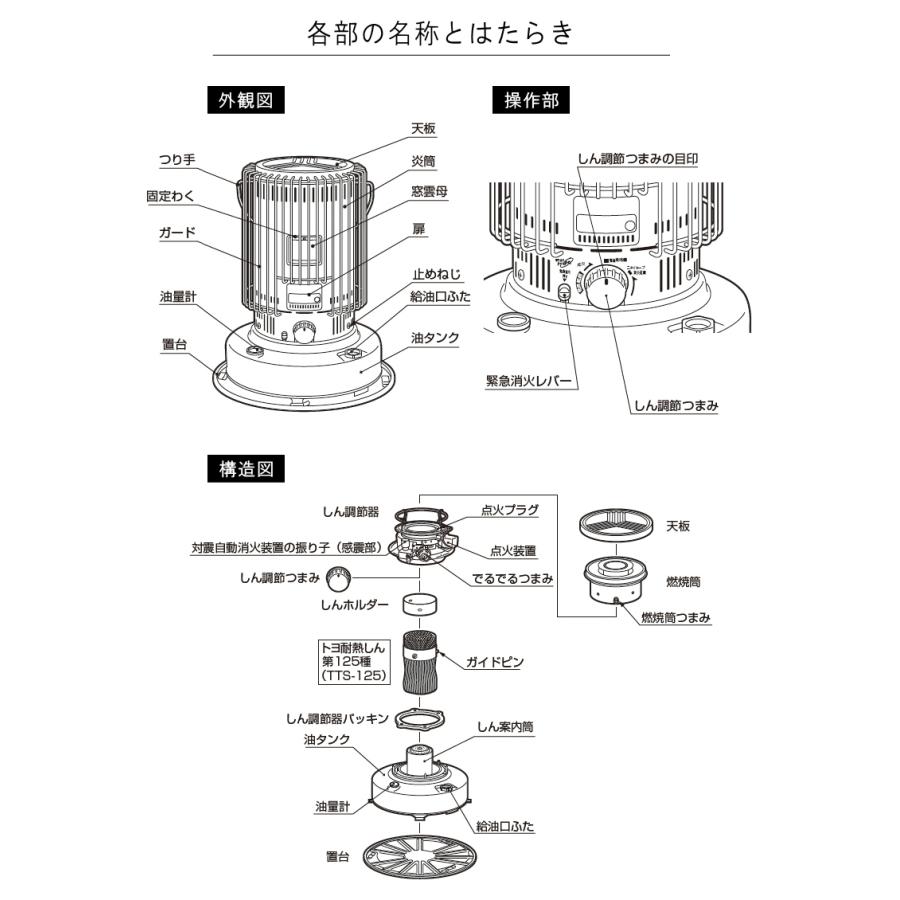 TOYOTOMI（トヨトミ） 対流形 石油 ストーブ KS-67H (W) : タウンガス
