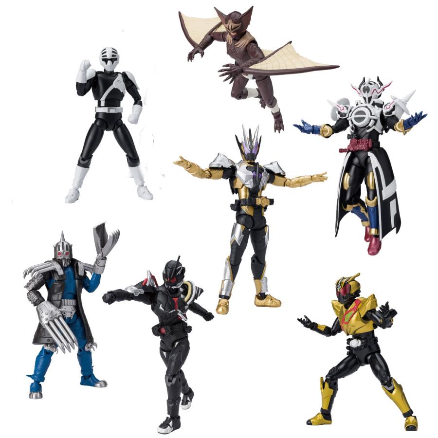 BANDAI（バンダイ） SHODO-O 仮面ライダー9 チャップ黒入 7種セット