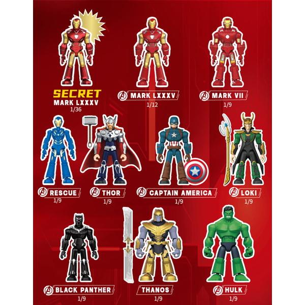 童友社 MARVEL INFINITY SAGA Series01 9個入BOXセット Blokees : トイ