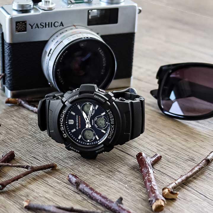 G-SHOCK CASIO カシオ AWG-M100SB-2A 海外モデル 電波ソーラー メンズ