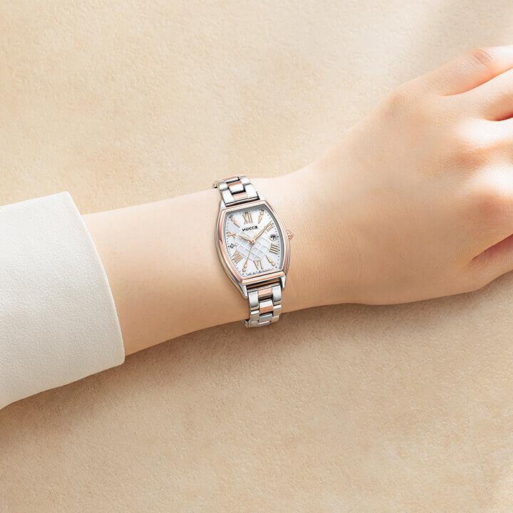 wicca（ウィッカ） シチズン ソーラーテック電波時計 腕時計 アナログ