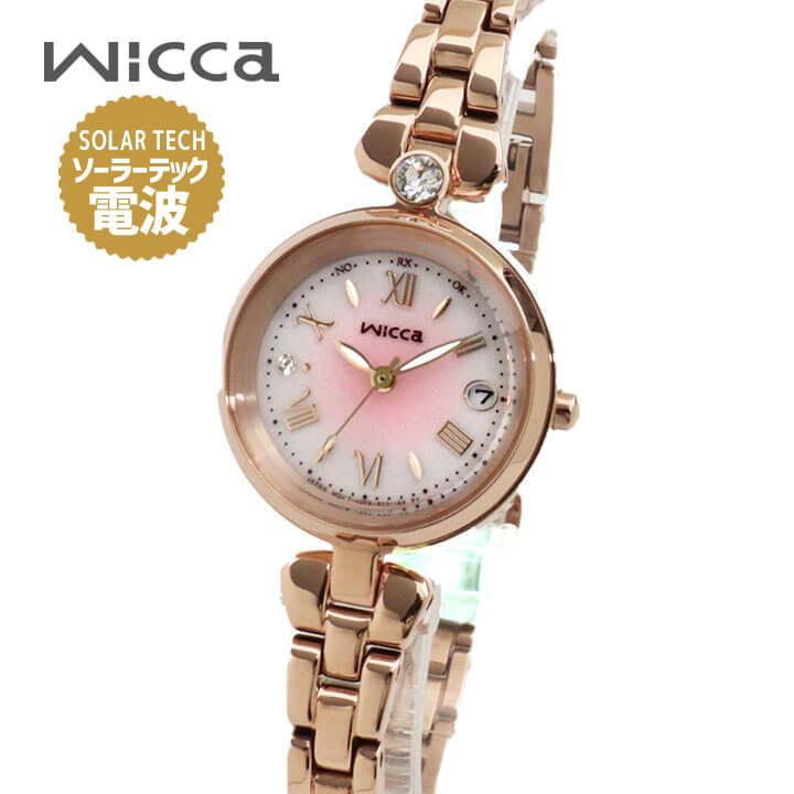 wicca（ウィッカ） お取り寄せ シチズン ソーラー電波 腕時計