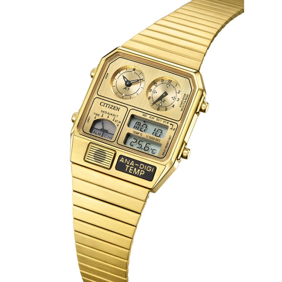 RECORD LABEL シチズン レコードレーベル 腕時計 Metallic ANA-DIGI