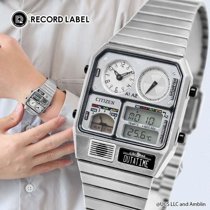 RECORD LABEL シチズン レコードレーベル アナデジテンプ バック・トゥ