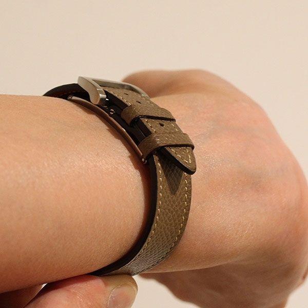 Dバックル ジャンルソー 両開き 16mm 18mm シルバー 腕時計 金具