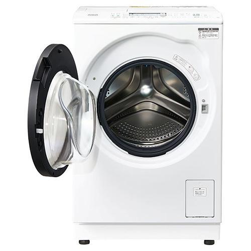 標準設置料金込】【長期保証付】アクア(AQUA) AQW-DXS12A-L-W ホワイト