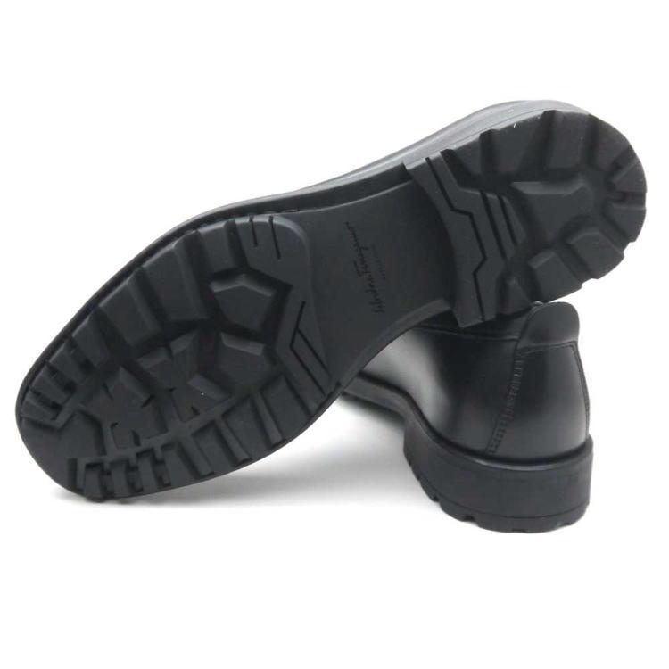 FERRAGAMO（フェラガモ） シューズ ビジネス DAVID ブラック EEE 24.5