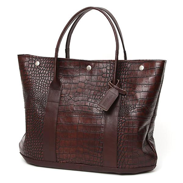 beau dessin（ボーデッサン） クロコ 型押し トートバッグ メンズ 本革