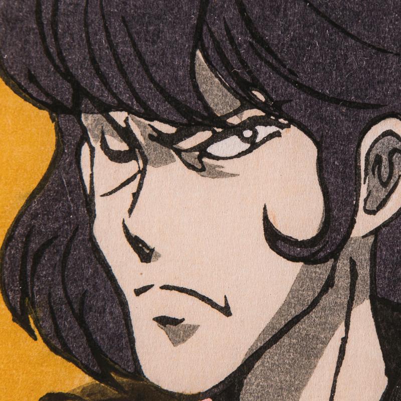 ルパン三世 大判 浮世絵 木版画 『 石川五エ門 』 モンキーパンチ 尾形