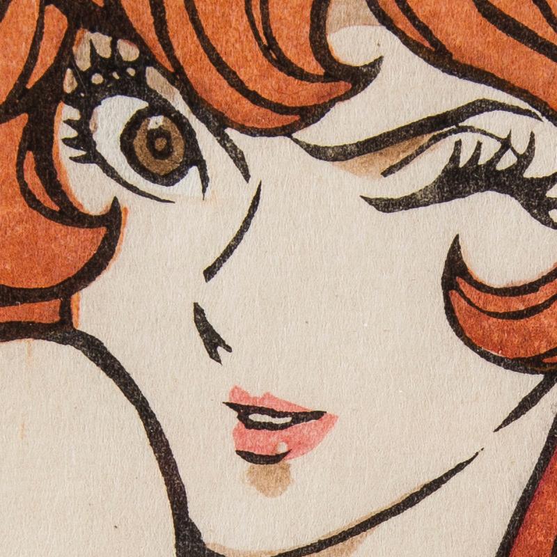 ルパン三世 大判 浮世絵 木版画 『 峰不二子 』 モンキーパンチ 尾形