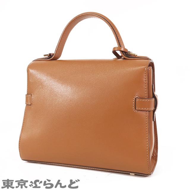 デルボー DELVAUX タンペート PM ライトブラウン レザー 2WAY