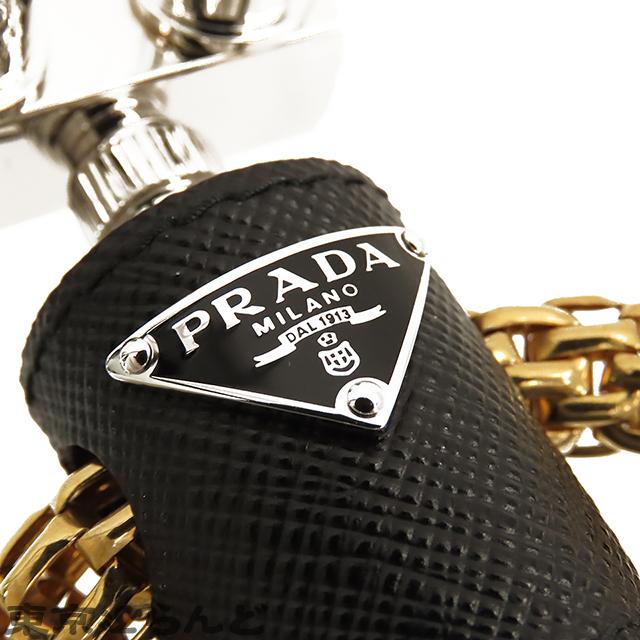 PRADA（プラダ） ロボット キーチャーム ブラック 黒xシルバーx