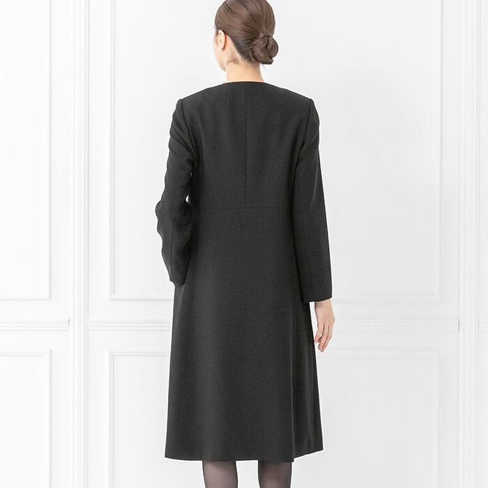 東京ソワール ブラックフォーマル 喪服 レディース ロングジャケットの