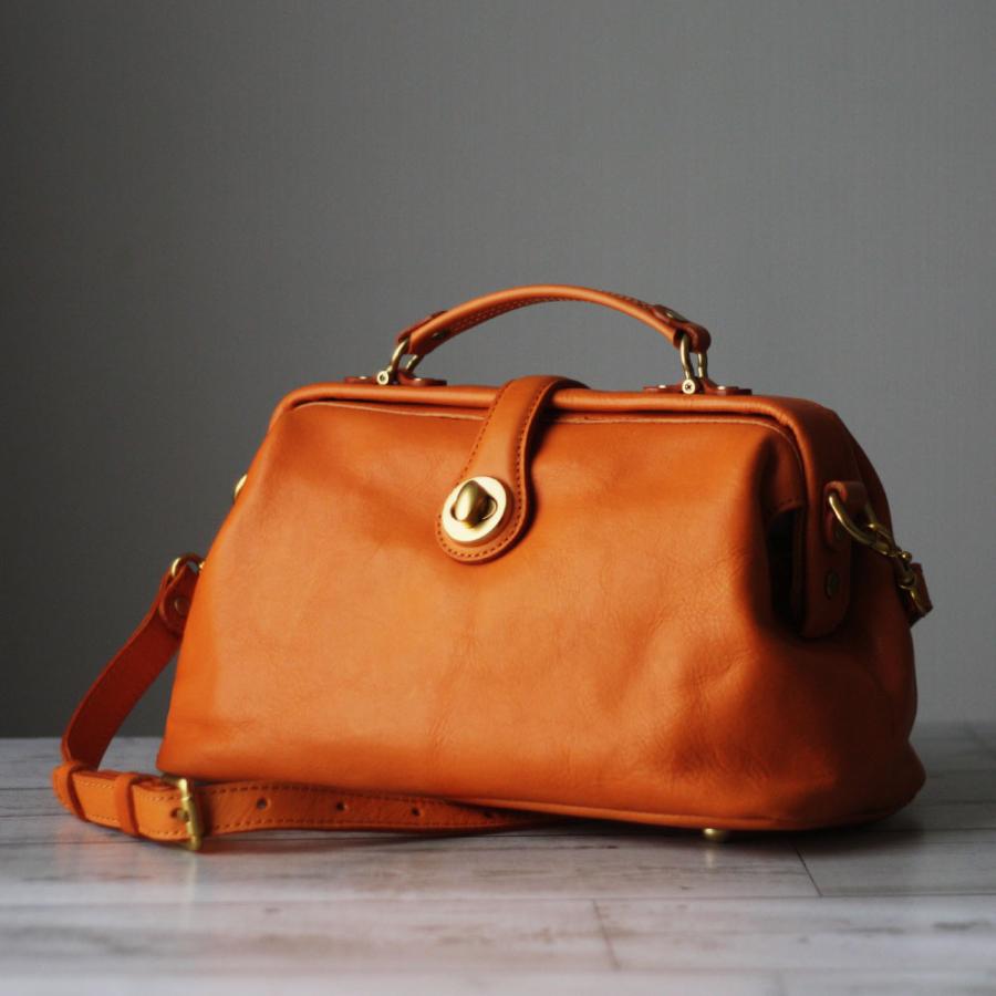 ドクターバッグ ハンドバッグ ダレスバッグ 本革 リアルレザー 口枠