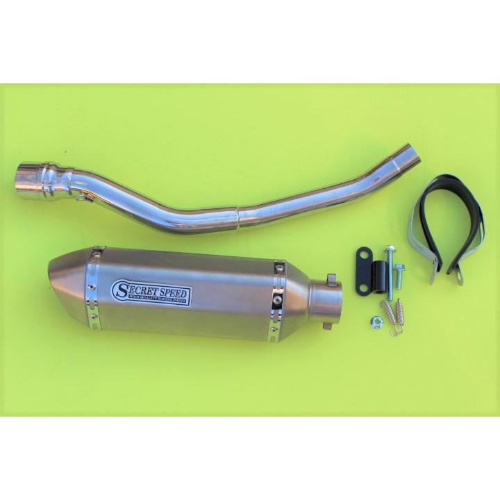 SECRET SPEED☆カワサキ スーパーシェルパ スリップオン マフラー